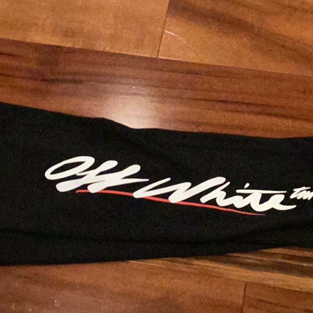 Off-White Black and White Athleisure Leggings